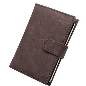 2/$30 Ladies Dark Brown Passport Cover